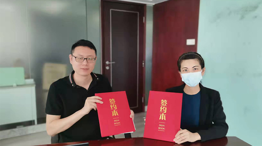 祝賀！金環(huán)電器與寧波某品牌電商客戶(hù)再次合作，簽約成功！